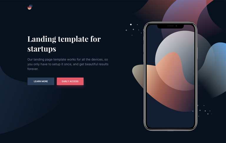 Free CSS Landing Page Templates Too CSS