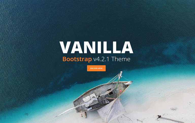 free css one-page Vanilla