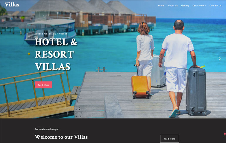 free css Hotel template